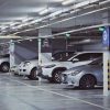 cars parked at robotic car parking in the uae