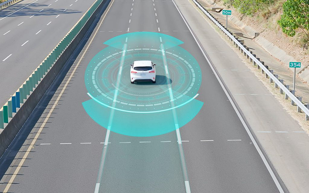 Concept image of EV remote and driver assistance features that enhance safety and driving convenience