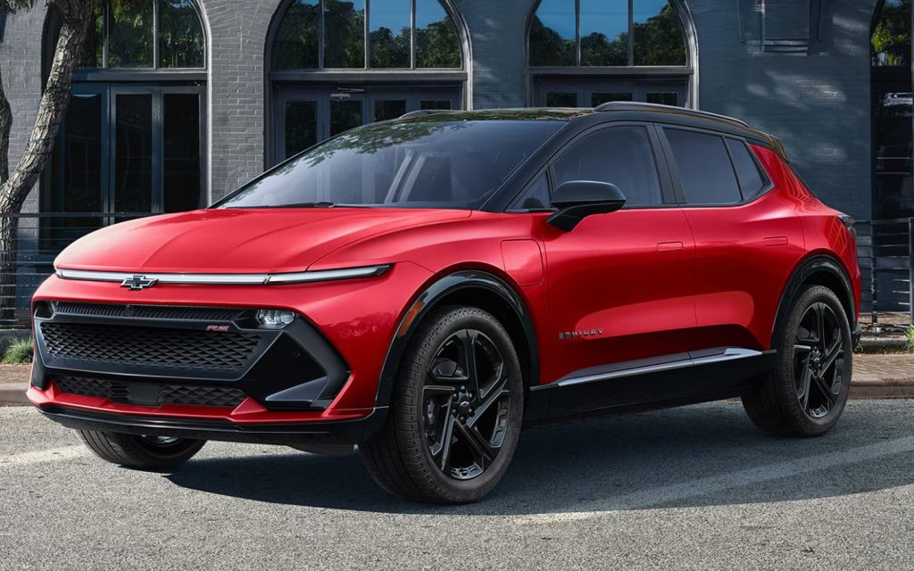 Equinox EV exterior design.