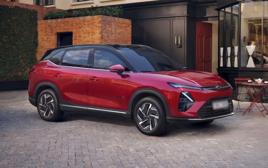 Captiva EV exterior design. 