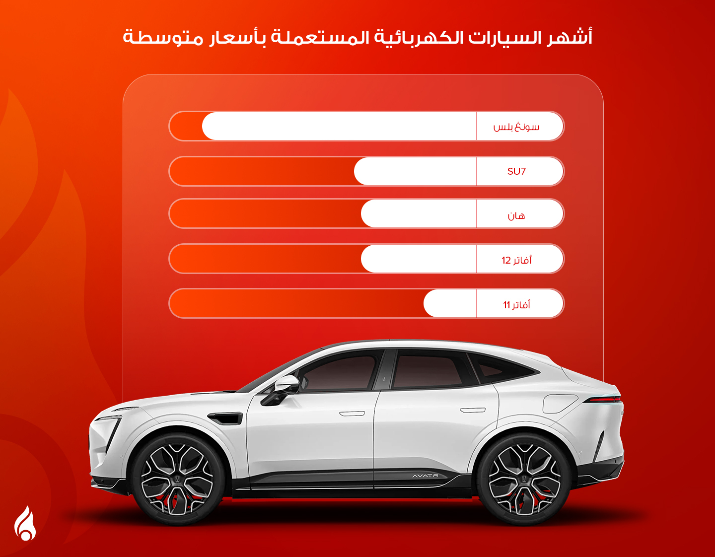 سيارة أفاتر بيضاء