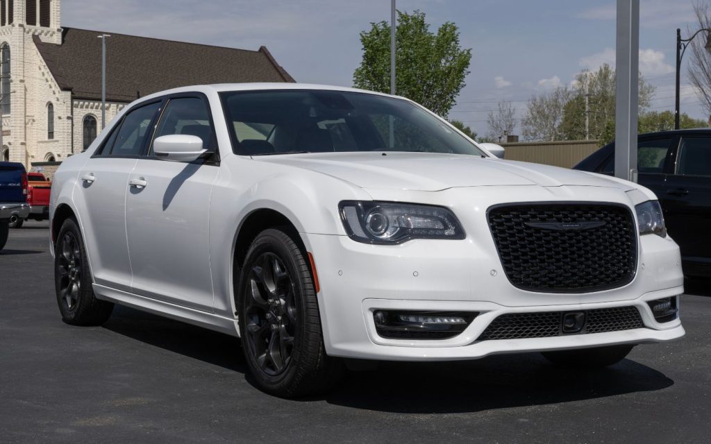 Chrysler 300 first-generation sedan showing its bold exterior design