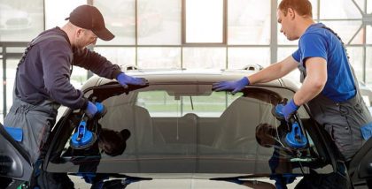 Automotive glass maintenance tips include regular cleaning