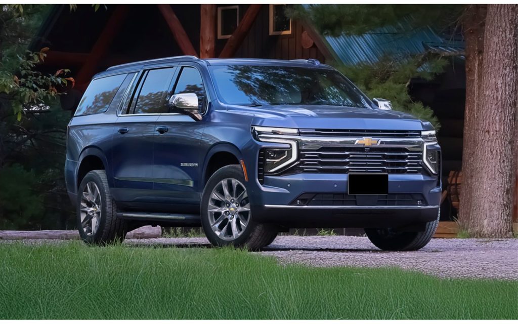 Grey Chevy Suburban 2026