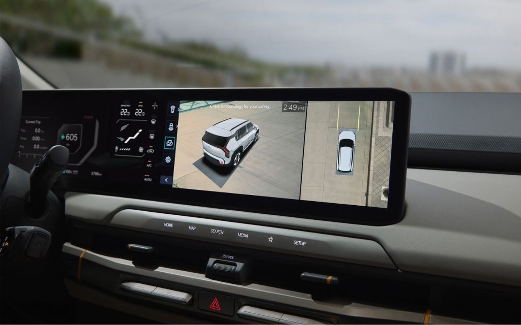 the safety features of Kia EV3 electric SUV