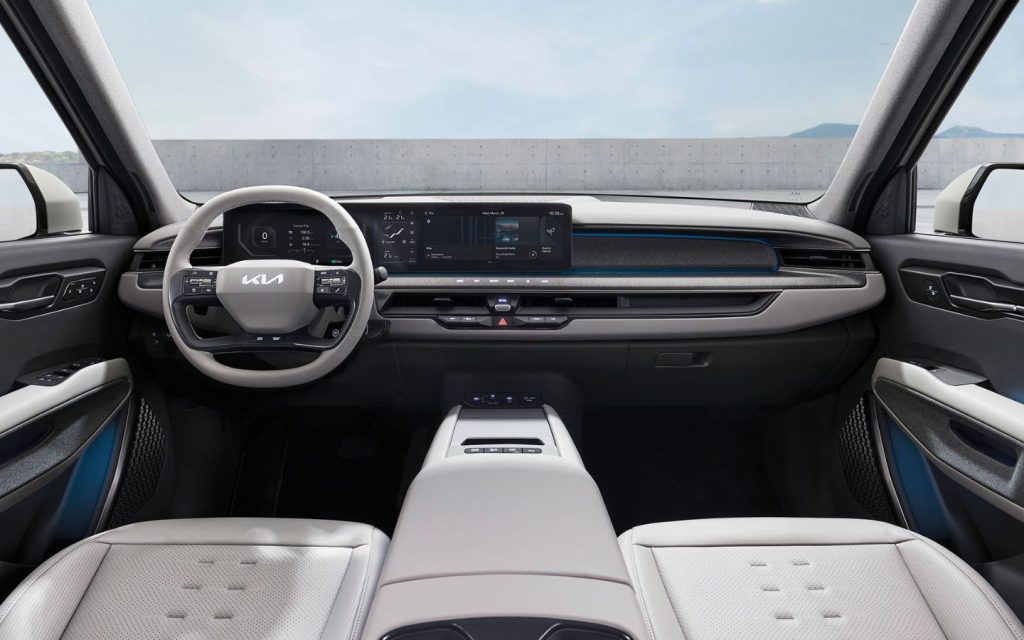 Interior of the Kia EV9.