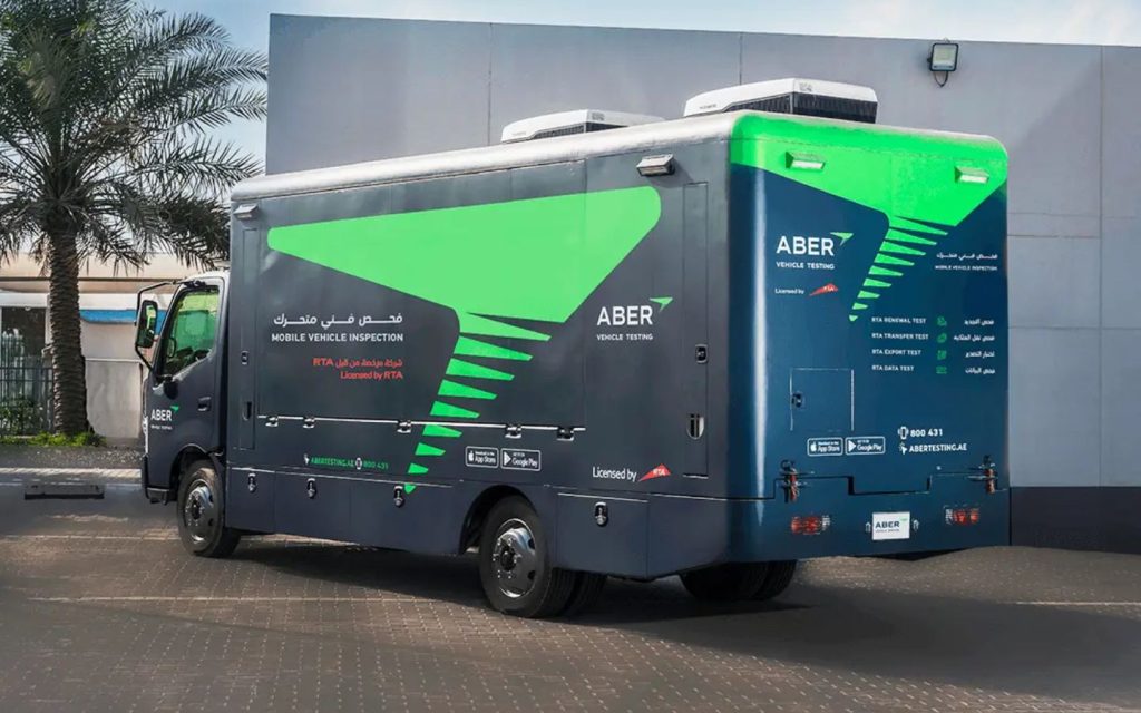 Aber Mobile Vehicle Testing in Dubai