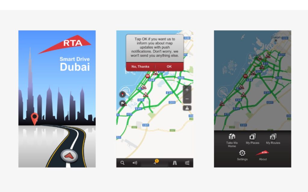 RTA Smart Drive Playstore Screenshot