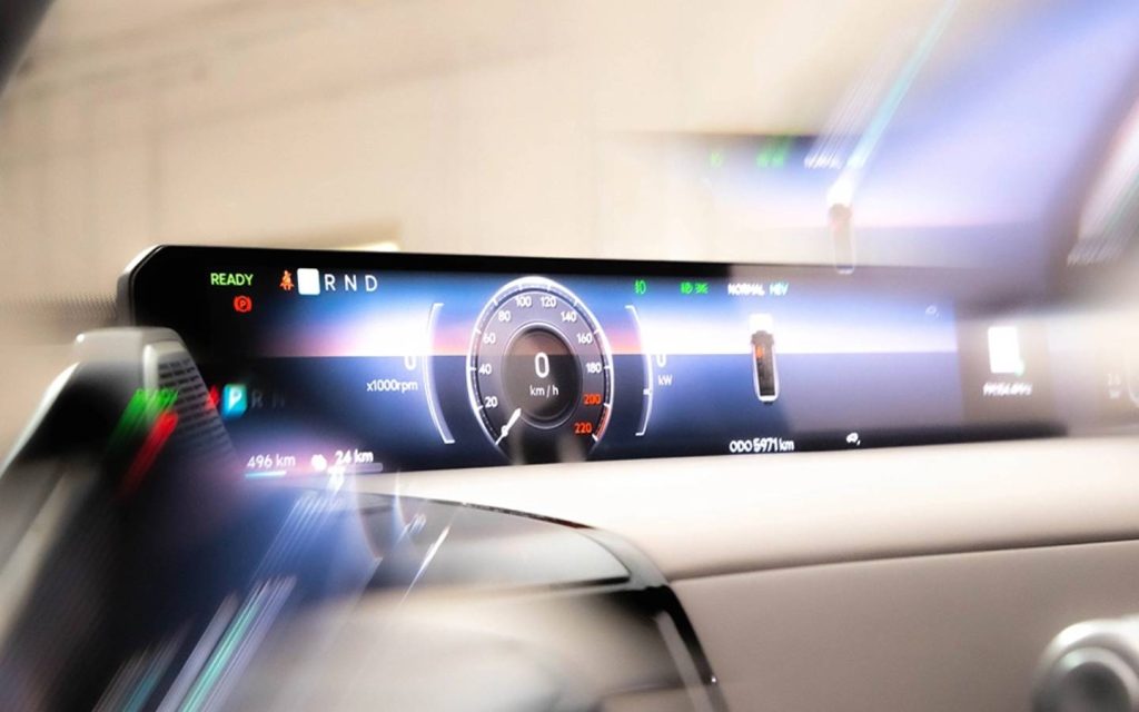 infotainment screen of Jetour G700